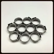 GAPLESS STAINLESS PINCH CLAMP FOR KTM FUEL LINES
