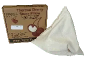 Cherry Stone Thermal Pillow, Organic Fabric