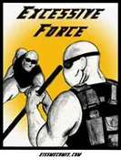 Excessive Force Fridge Magnet