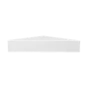 3.5" Vinyl Mailbox Arm End Cap - White