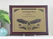 American Eagle Patent Plaques
