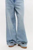 08 Denim Raw Edge Sneakers | Light Blue Vintage