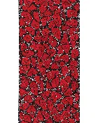 CHIFFON SILK SHAWL - MONARCH BUTTERFLY VITRAL