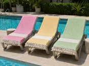 Handwoven Diamond Turkish Beach Towel - Green