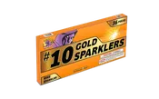 #10 GOLD SPARKLER 6 pieces per box