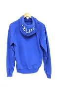 Authentic Celine Blue Cotton Logo Hoodie Sweater Size XS