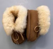 Sheepskin Baby Booties
