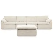 Fannin 4-Piece Sectional with Ottoman