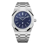 Audemars Piguet Royal Oak 16202BC Blue Dial Mens Watch Box Papers