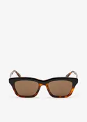 Acetate Slim Sunglasses Havana - Loewe