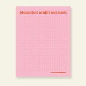 Ideas That Might Not Suck - Snarky & Colorful Notepad