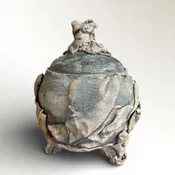 Hunter McCormick - Lidded Vessel with ceramic fabric