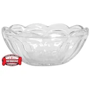 Crystal Nappy Bowl