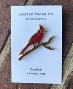 Cardinal Enamel Pin