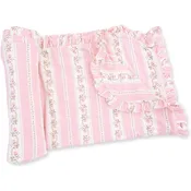 Angel Dear Antoinette Stripe Ruffle Blanket