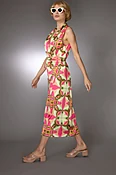 Alegre Abstract Wrap Dress