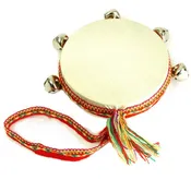 Damasas Small Drum w/ Bells & Fabric Loop