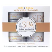 Be Care Love Milk + Honey with White Chocolate 4 Step Starter Kit