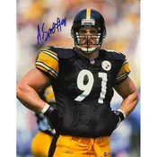 Aaron Smith Signed Hands On Hips 8X10 Photo