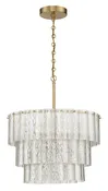 Craftmade 48690-SB Museo 12 Light Pendant -Satin Brass