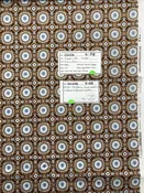 010226-F-AB Medallions in brown/blue, Quilting Cotton; 44" wide, by the yard — FabMo