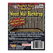 100 Foot Rotted Wood Wall Backdrop Decoration