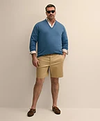 Big & Tall 10" Flat Front Stretch Advantage Chino<sup>®</sup> Shorts