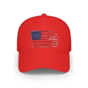Embroidered American Flag Hat