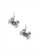 Abalone Crab Earrings