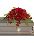 Red Rose Sanctuary Casket Cover (P104)