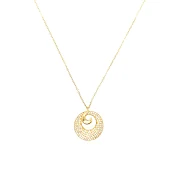Diamond Circle Necklace