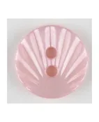 1/2" Seashell Plastic Button