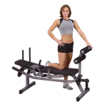 Body Solid Horizontal Ab Crunch Bench
