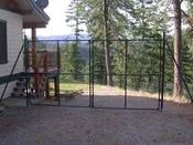 10FT Tall Dual Leaf Double Driveway Gate