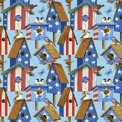 America The Beautiful Birdhouses Q1464-11 By Henry Glass & Co.