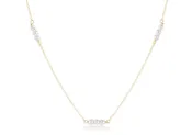 15" Choker Joy Simplicity Chain Gold - Pearl 3mm