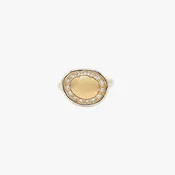 AM Studio Gold, Sterling Silver and Diamonds Ring