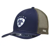 Ariat Men's Shield Logo Baseball Cap - Navy