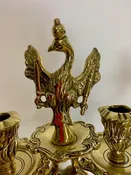 Brass Judaica Candelabrum