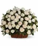 A HEAVENLY ROSE BASKET