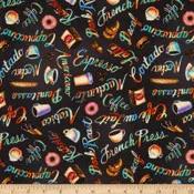 Blank Quilting - Brewed Awakenings - Coffee Words