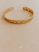 Moon & Stars Crescent Bracelet