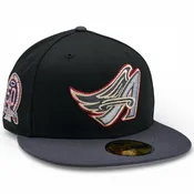 Anaheim Angels 😈🪽 DEVIL JIN 😈🪽 New Era 59Fifty Fitted Hat - Black / Charcoal
