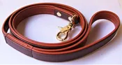Cavallo Canine Leather Leash – Cocoa & Cinnamon