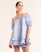 Bardot Stripe Top