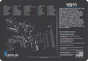 1911 Schematic and History Bench Mat