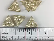 1000pcs 1174 Brass Nailheads Tri Angeles