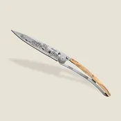 Deejo 27G Olive Wood Cherry Blossom Folder