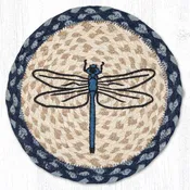 10" Dragonfly Jute Trivet
