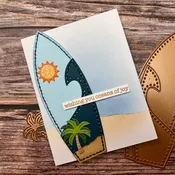 Surfboard Etched Dies by Sandi MacIver